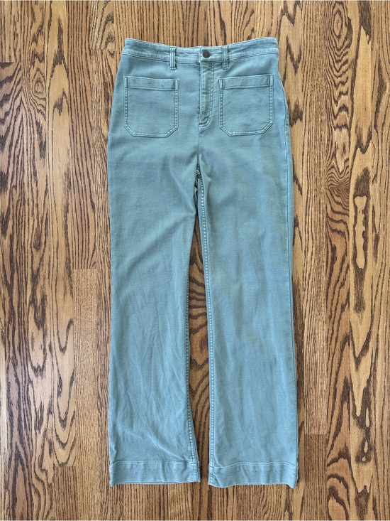 Faherty Pants - Faherty Sage Green Straight Leg Pants